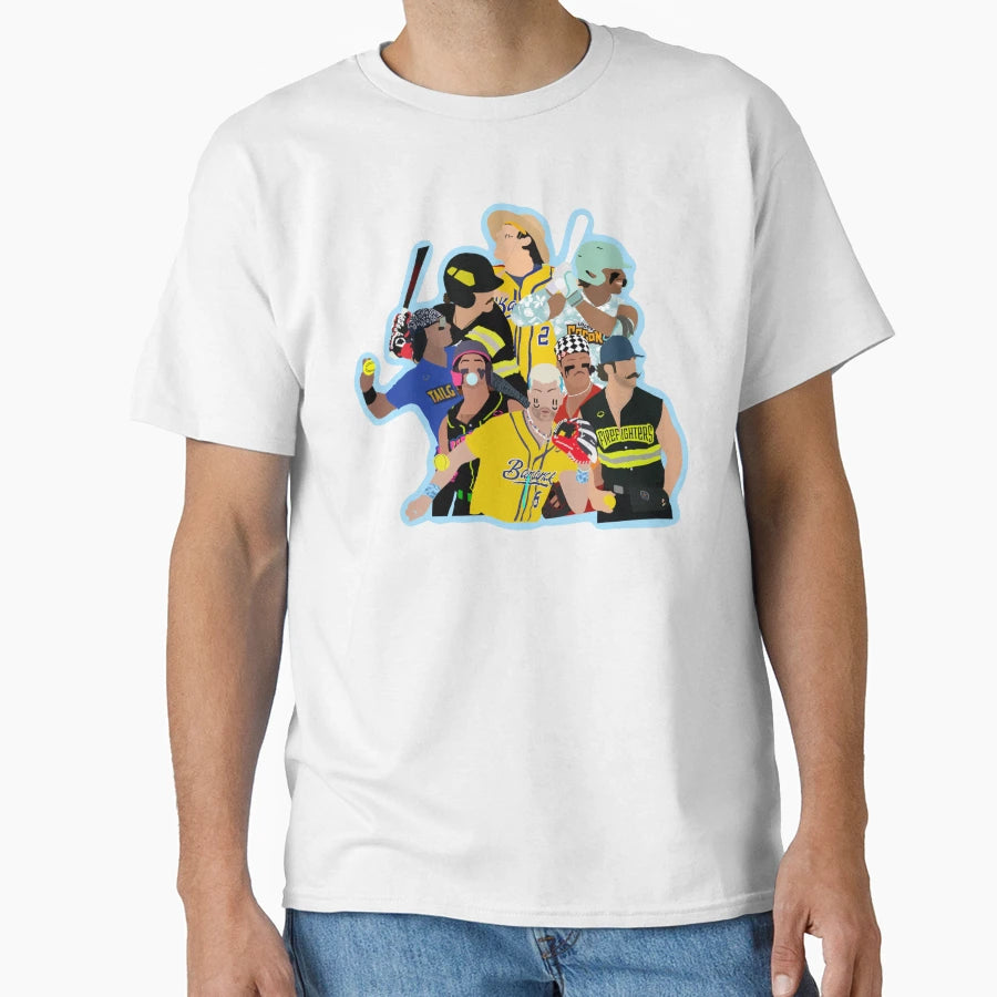 Banana Ball Players T-Shirt - Minimalist Print Men Women - T-Shirt, Sweatshirt, Hoodie