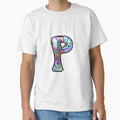 Rho Greek Letter Groovy T-Shirt - Casual Everyday Wear Unisex - T-Shirt, Sweatshirt, Hoodie