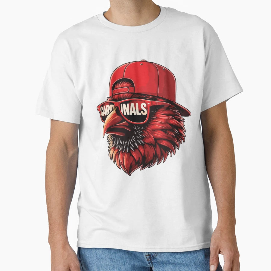 Cardinal Bird Red Bird Nature Lover T-Shirt - Novelty Apparel for Adults - T-Shirt, Sweatshirt, Hoodie