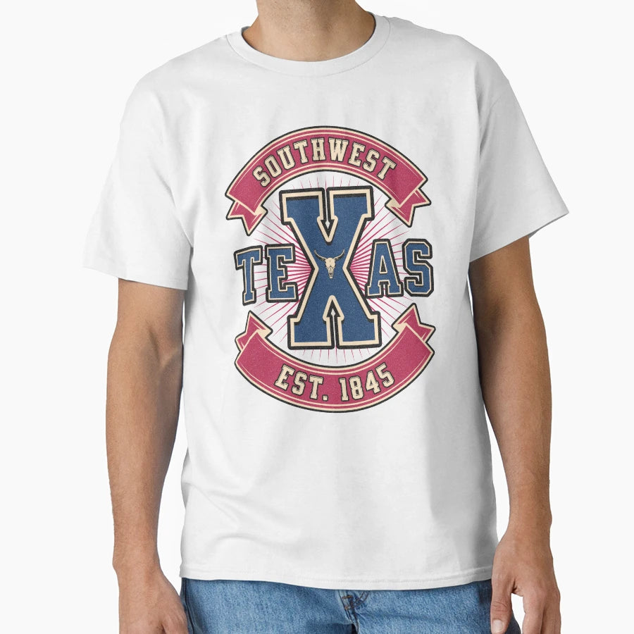 Texas Southwest 1845 T-Shirt - Fun Novelty Design for Adults - T-Shirt, Sweatshirt, Hoodie