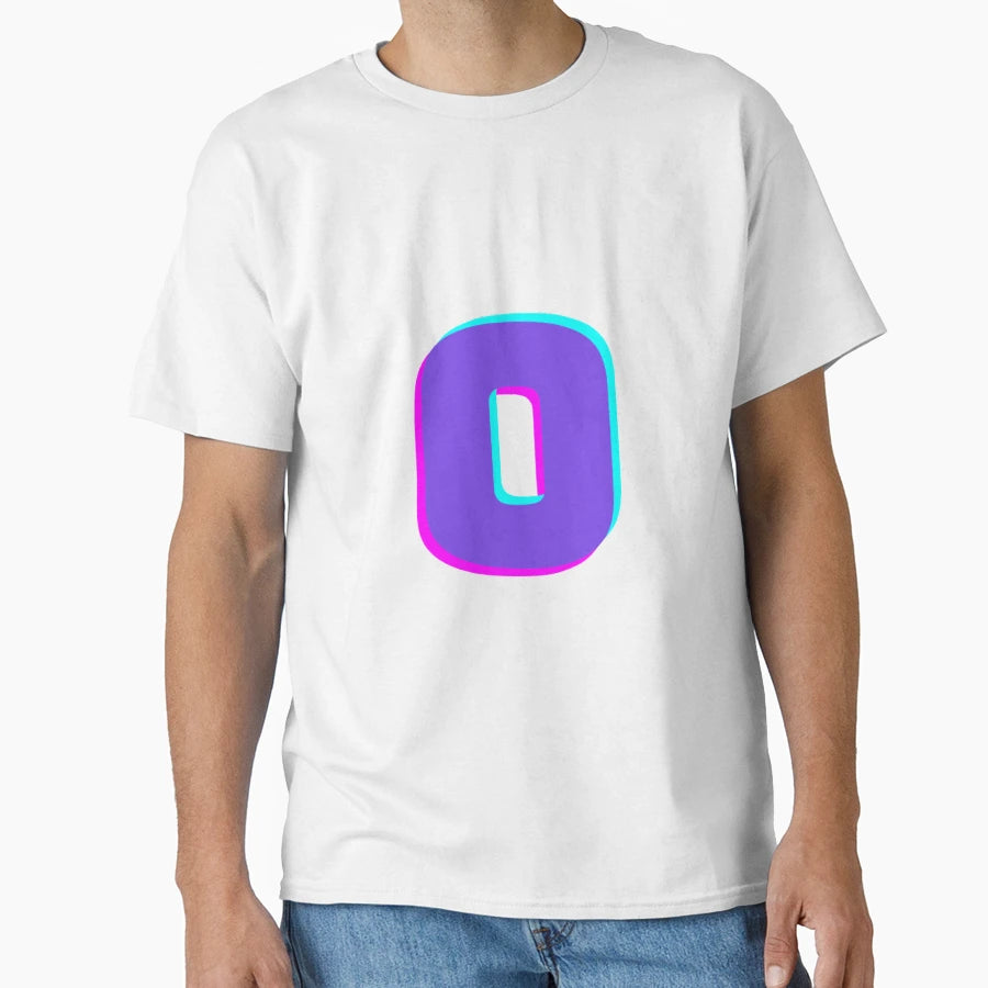 Letter O T-Shirt - Minimalist Print Men Women - T-Shirt, Sweatshirt, Hoodie