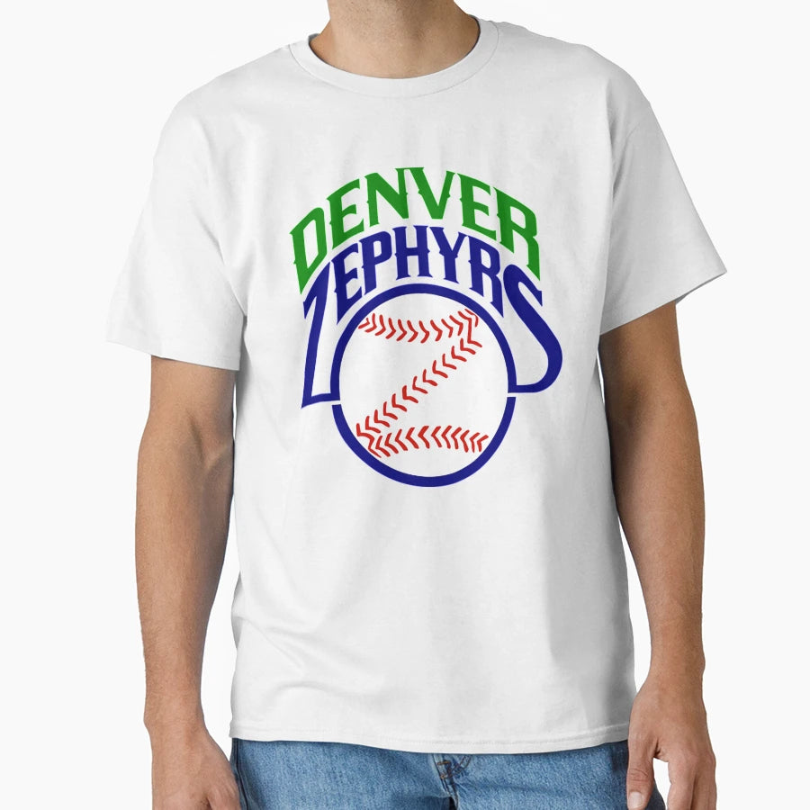 Defunct Denver Zephyrs Baseball 1989 T-Shirt - Minimalist Print Unisex - T-Shirt, Sweatshirt, Hoodie