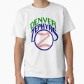 Defunct Denver Zephyrs Baseball 1989 T-Shirt - Minimalist Print Unisex - T-Shirt, Sweatshirt, Hoodie