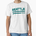 Seattle Baseball Stripe T-Shirt - Casual Everyday Wear for Adults - T-Shirt, Sweatshirt, Hoodie
