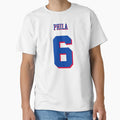 Julius Erving Dr J Team Jersey No 6 T-Shirt - Fun Novelty Design Men Women - T-Shirt, Sweatshirt, Hoodie