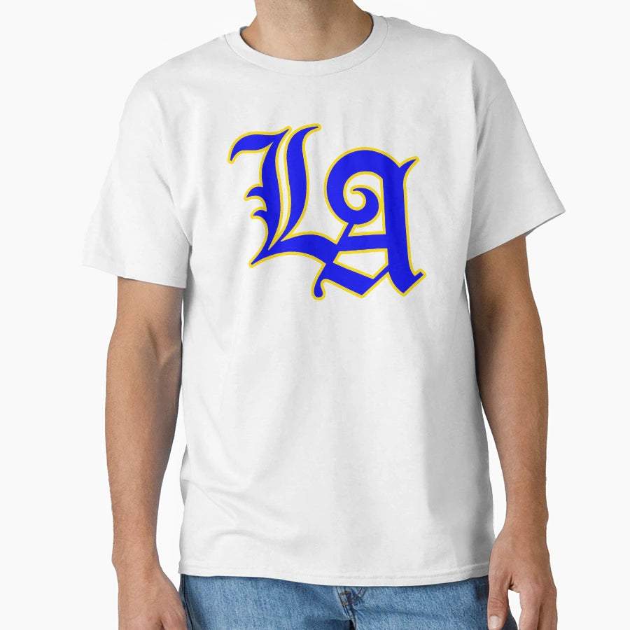 La Familia La Rams Logo Yellow T-Shirt - Fun Novelty Design Men Women - T-Shirt, Sweatshirt, Hoodie