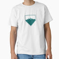 Seattle Baseball Home Plate Sea T-Shirt - Minimalist Print for Adults - T-Shirt, Sweatshirt, Hoodie