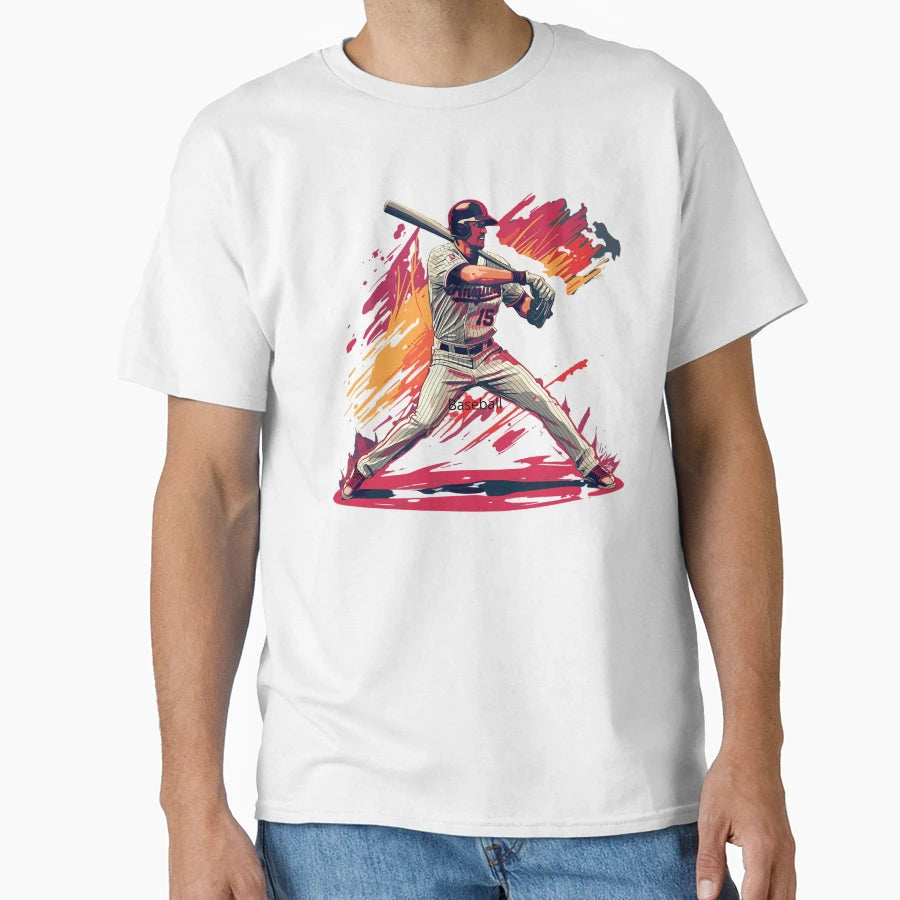 Baseball Sport T-Shirt - Minimalist Print Men Women - T-Shirt, Sweatshirt, Hoodie