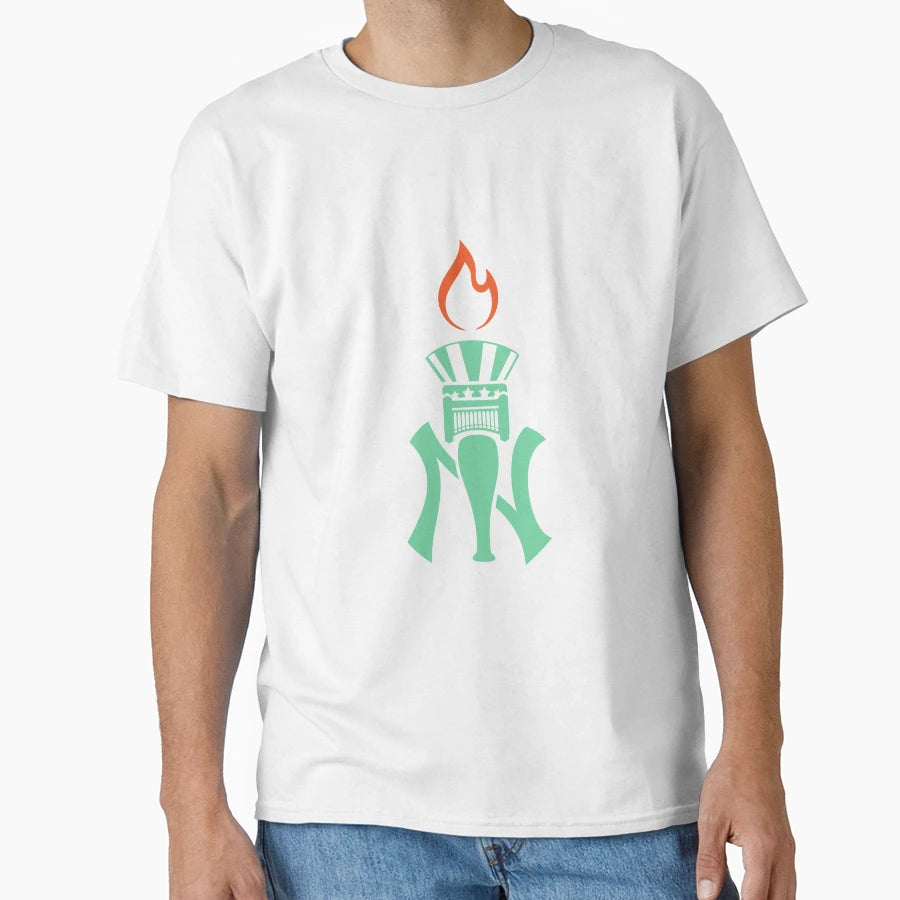 New York Torch T-Shirt - Minimalist Print Men Women - T-Shirt, Sweatshirt, Hoodie