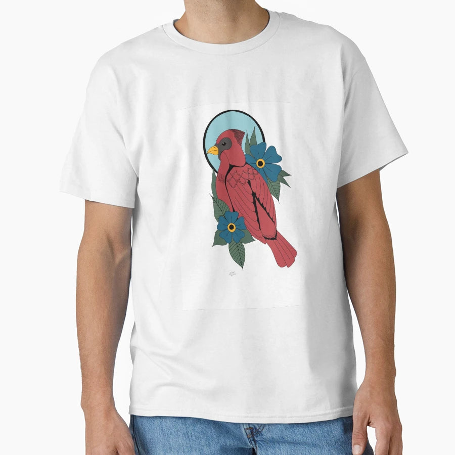 Cardinal Tattoo T-Shirt - Novelty Apparel for Adults - T-Shirt, Sweatshirt, Hoodie