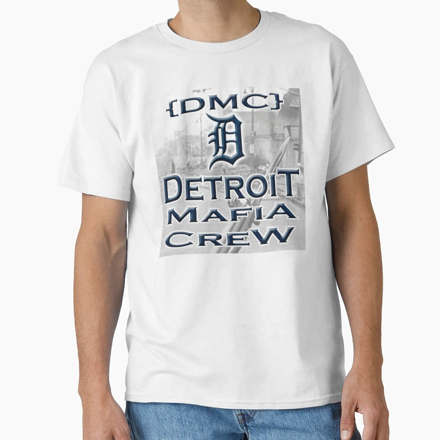 Detroit Mafia Crew T-Shirt - Casual Everyday Wear Unisex - T-Shirt, Sweatshirt, Hoodie