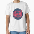 Cleveland Baseball Ball Stitching T-Shirt - Fun Novelty Design for Adults - T-Shirt, Sweatshirt, Hoodie