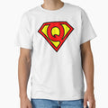 Letter Q Super Letter Vol 1 T-Shirt - Casual Everyday Wear Men Women - T-Shirt, Sweatshirt, Hoodie