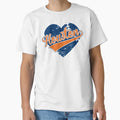 I Love Houston Texas Baseball Heart T-Shirt - Fun Novelty Design Men Women - T-Shirt, Sweatshirt, Hoodie