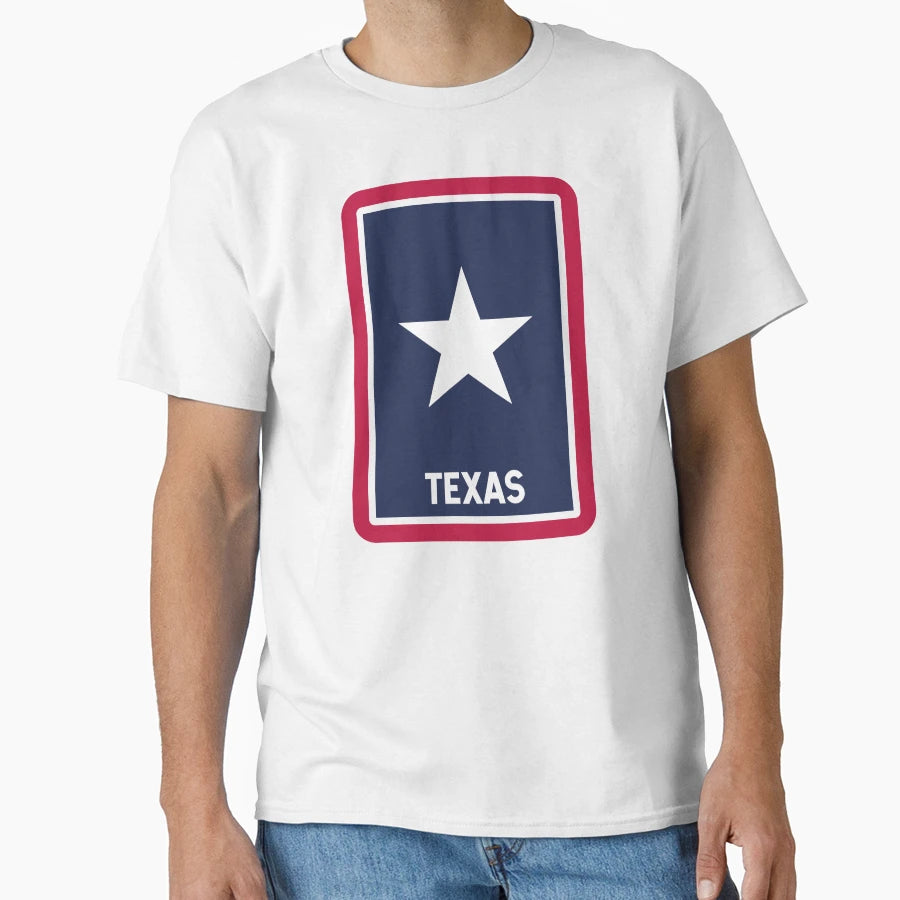 Texas State T-Shirt - Minimalist Print Unisex - T-Shirt, Sweatshirt, Hoodie