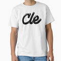 Cleveland Cle Bubble Script T-Shirt - Graphic Print Men Women - T-Shirt, Sweatshirt, Hoodie
