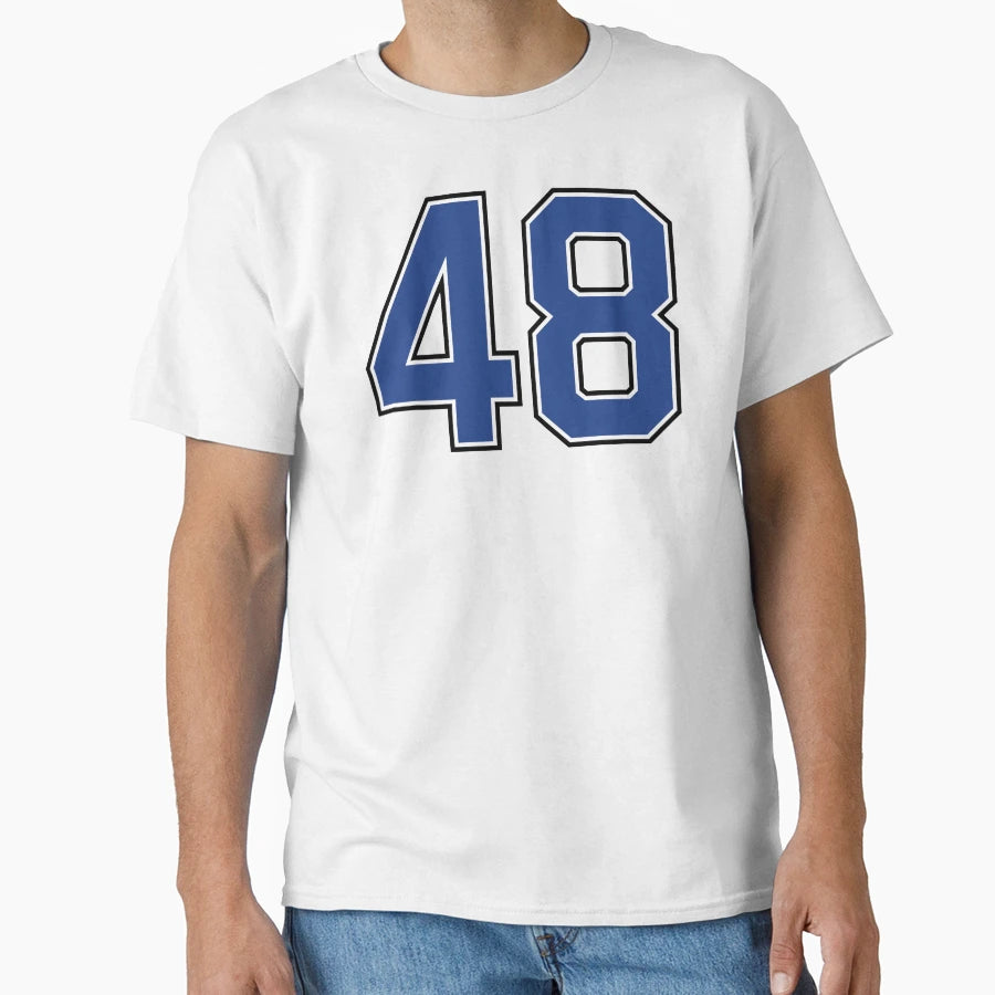 Number 48 Lucky Sports Jersey Forty Eight T-Shirt - Unique Graphic Unisex - T-Shirt, Sweatshirt, Hoodie