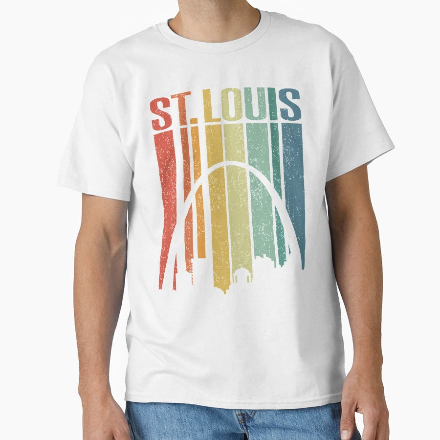 St Louis Arch Stl Pride T-Shirt - Trendy Graphic Unisex - T-Shirt, Sweatshirt, Hoodie