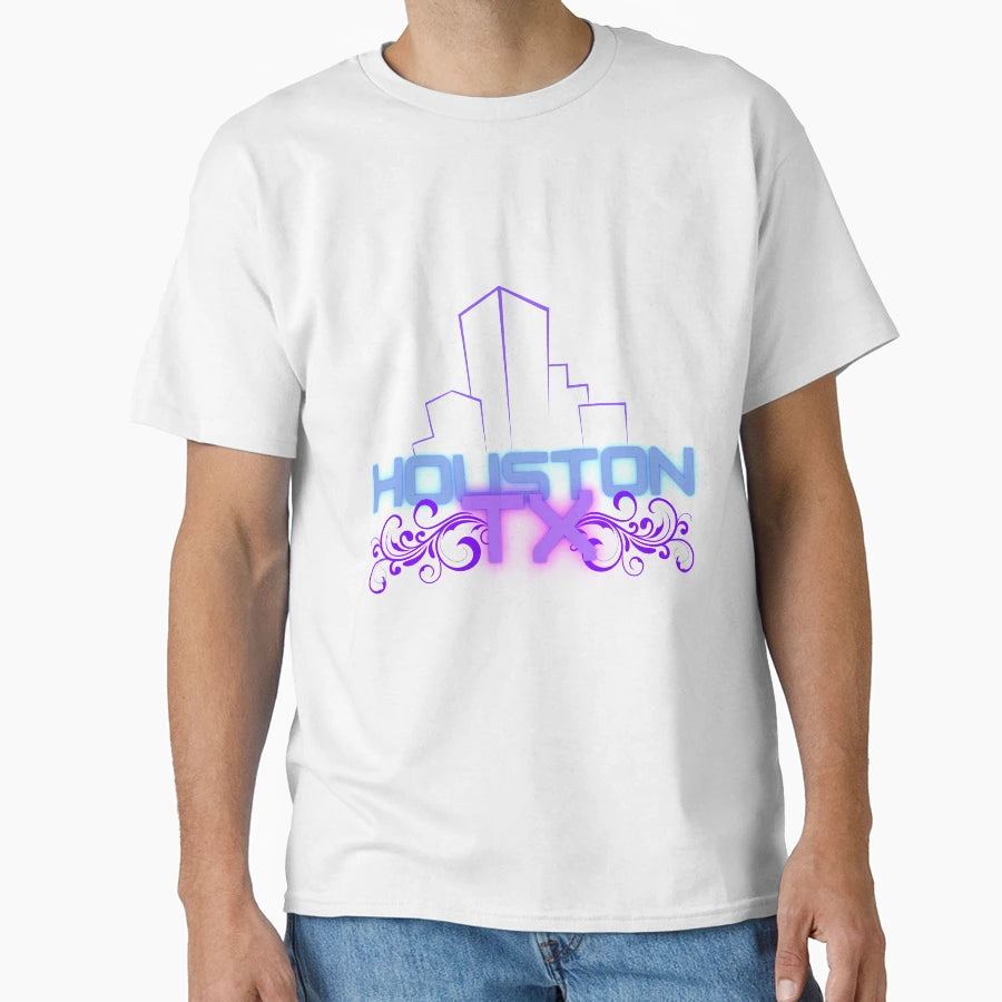 Houston Tx T-Shirt - Fun Novelty Design for Adults - T-Shirt, Sweatshirt, Hoodie