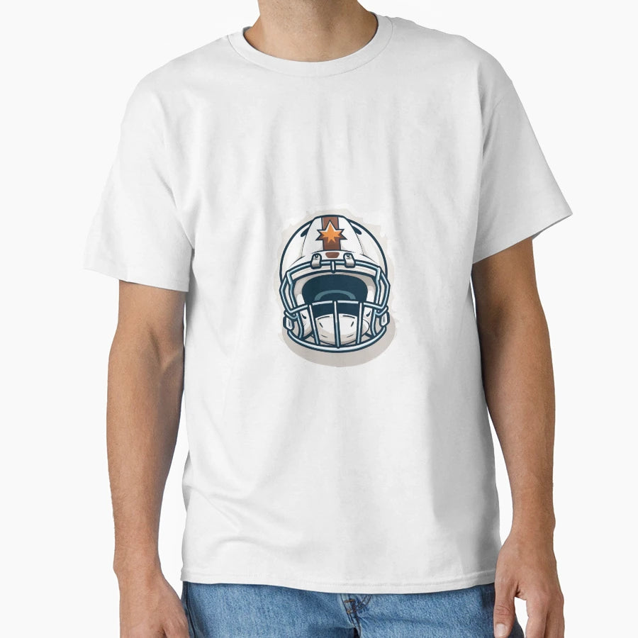 Cartoon Artistic American Football T-Shirt - Unique Graphic for Adults - T-Shirt, Sweatshirt, Hoodie