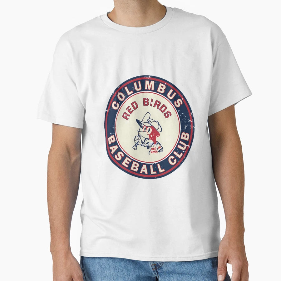 Columbus Red Birds Defunct Baseball T-Shirt - Novelty Apparel Unisex - T-Shirt, Sweatshirt, Hoodie