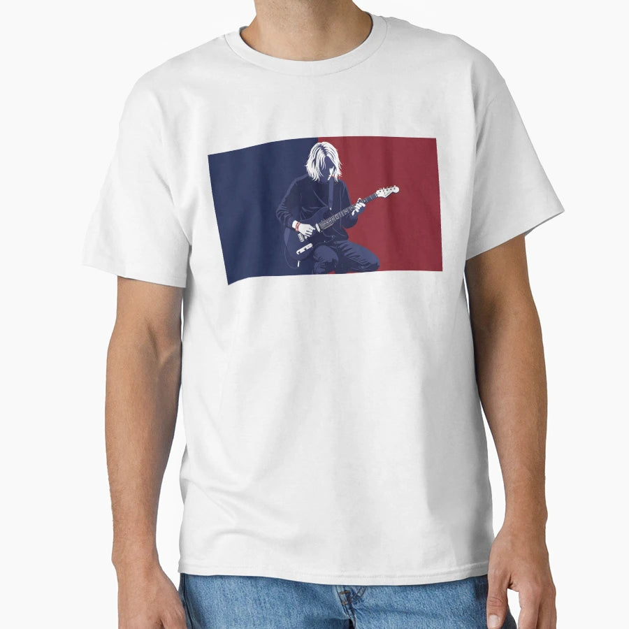 Grunge Guitar Hero Mlb Grunge Tribute T-Shirt - Streetwear Style for Adults - T-Shirt, Sweatshirt, Hoodie