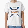 Houston Throwback Baseball Crossed Bats T-Shirt - Graphic Print for Adults - T-Shirt, Sweatshirt, Hoodie