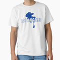 Los Angeles Blue Yellow T-Shirt - Minimalist Print for Adults - T-Shirt, Sweatshirt, Hoodie