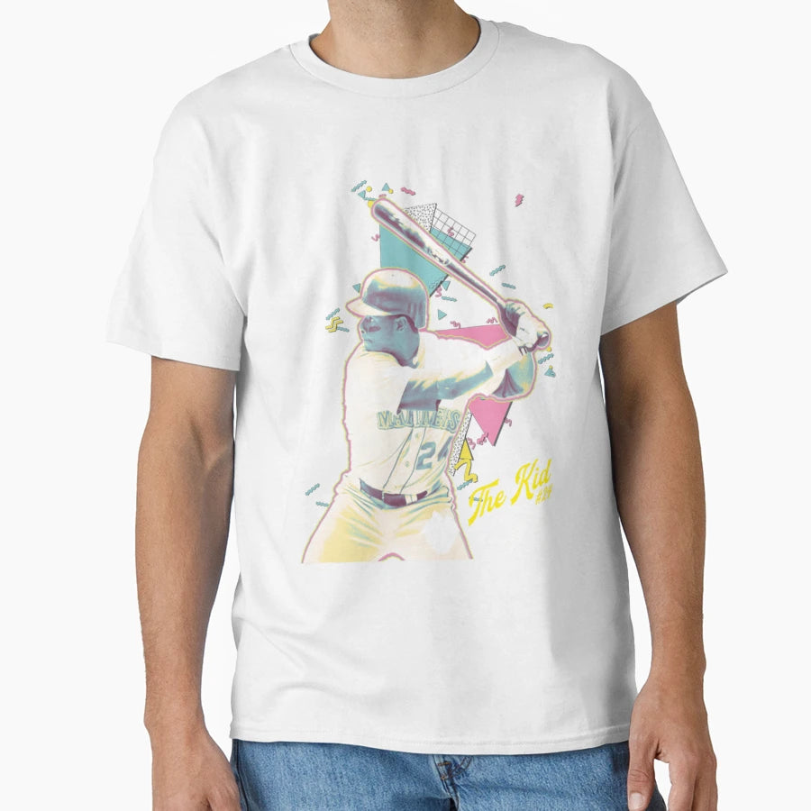 Ken Griffey Jr Basketball Legend T-Shirt - Custom Art Print Unisex - T-Shirt, Sweatshirt, Hoodie