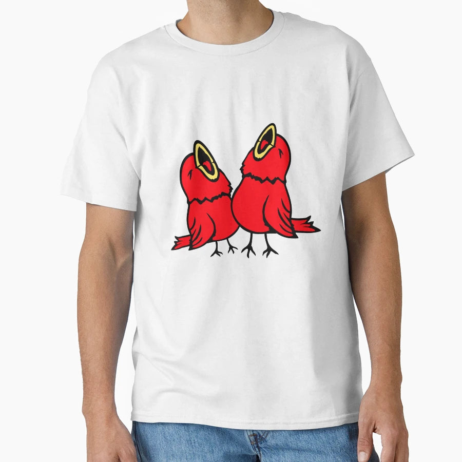 2 Budgies Songbird Sparrow Chirping Team T-Shirt - Streetwear Style Unisex - T-Shirt, Sweatshirt, Hoodie