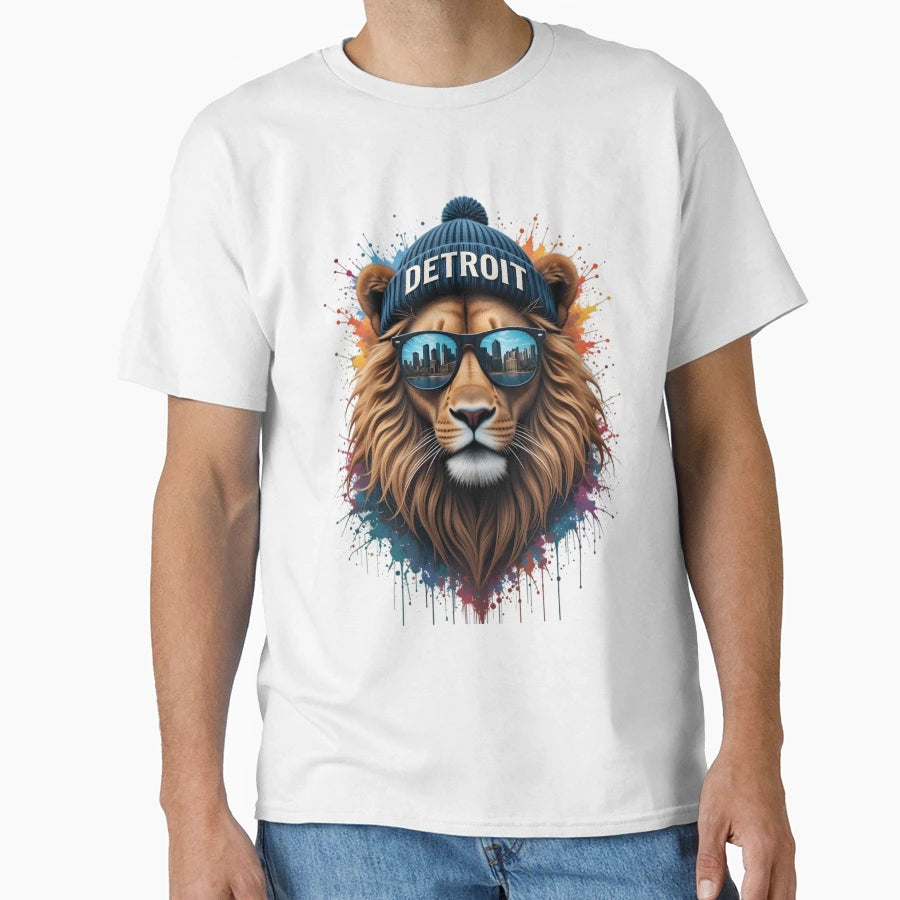 Detroit Lions Rocks T-Shirt - Minimalist Print for Adults - T-Shirt, Sweatshirt, Hoodie
