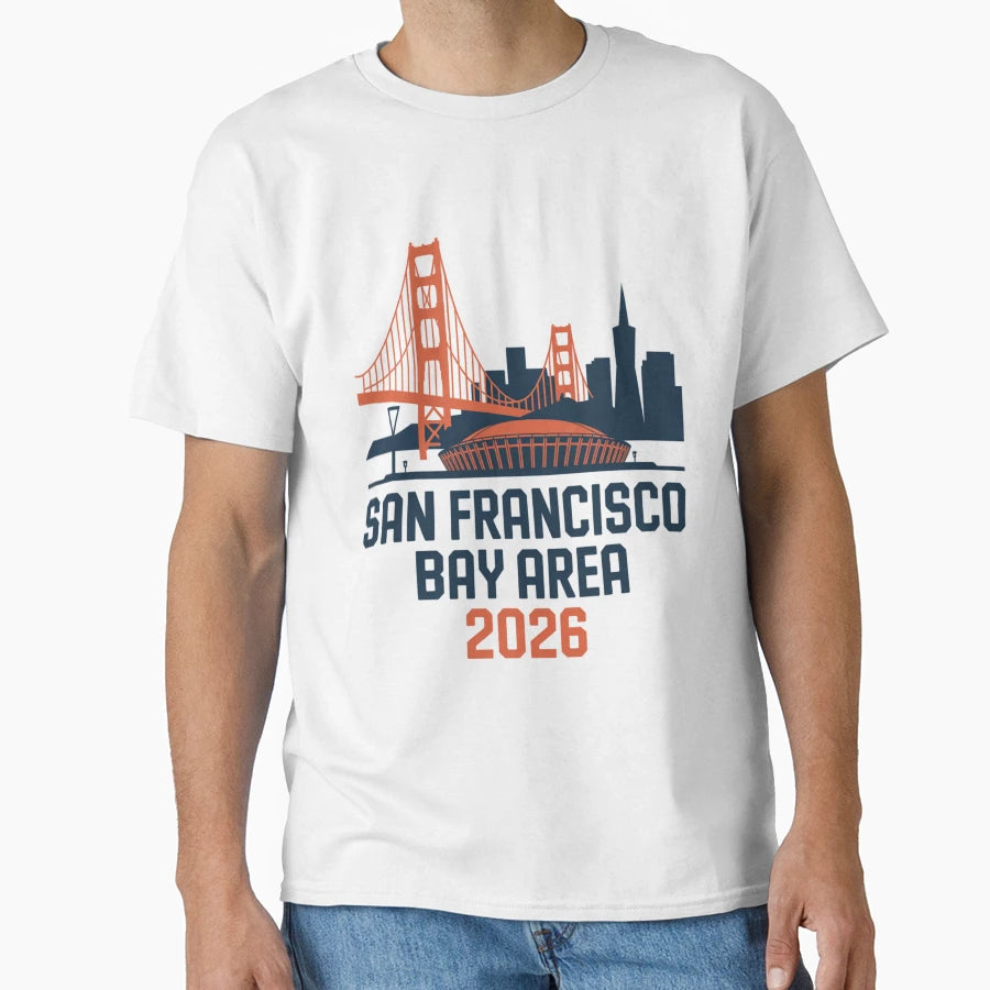 San Francisco Bay Area Golden Gate T-Shirt - Trendy Graphic for Adults - T-Shirt, Sweatshirt, Hoodie