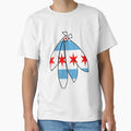 Chicago Feather T-Shirt - Graphic Print Men Women - T-Shirt, Sweatshirt, Hoodie