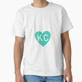 Kc Heart T-Shirt - Streetwear Style for Adults - T-Shirt, Sweatshirt, Hoodie