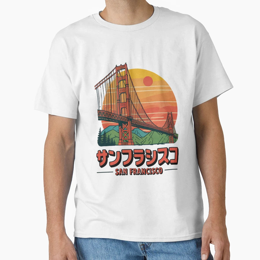Usa City San Francisco T-Shirt - Novelty Apparel for Adults - T-Shirt, Sweatshirt, Hoodie