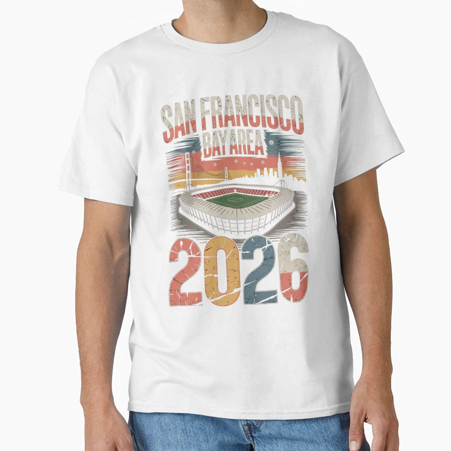 San Francisco Bay Area Golden Gate T-Shirt - Fun Novelty Design Unisex - T-Shirt, Sweatshirt, Hoodie