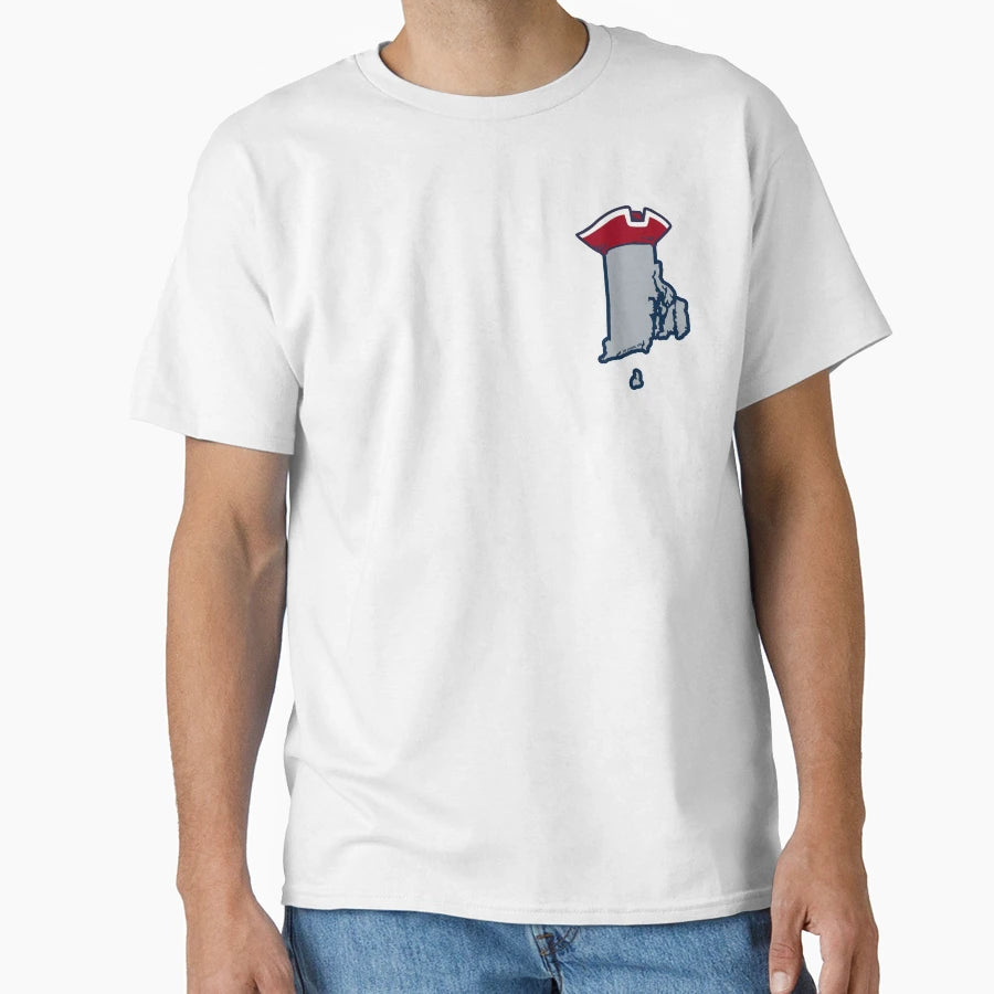 Patriot Ic Rhode Island T-Shirt - Minimalist Print for Adults - T-Shirt, Sweatshirt, Hoodie