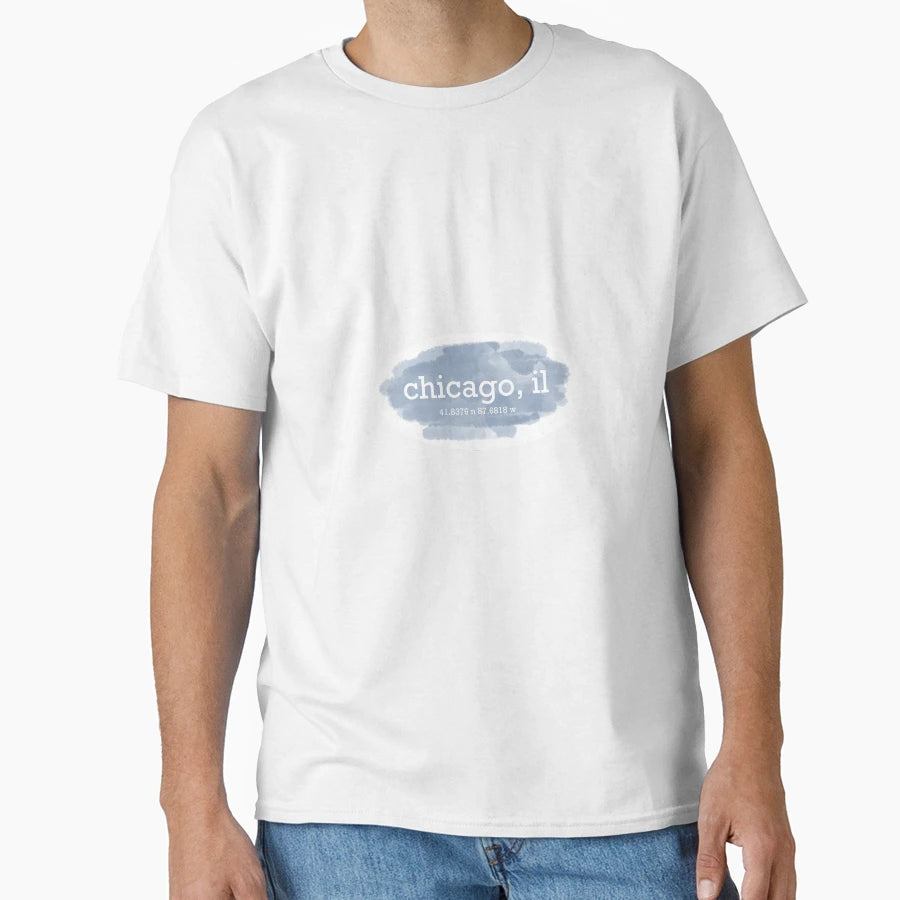 Chicago Illinois T-Shirt - Novelty Apparel Unisex - T-Shirt, Sweatshirt, Hoodie