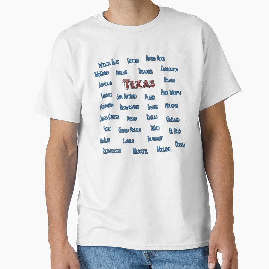 Texas T-Shirt - Graphic Print Men Women - T-Shirt, Sweatshirt, Hoodie
