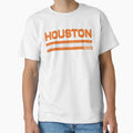 Houston Baseball Stripe T-Shirt - Fun Novelty Design Unisex - T-Shirt, Sweatshirt, Hoodie