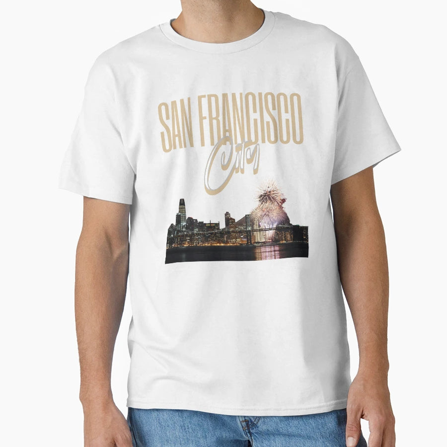 San Francisco City T-Shirt - Minimalist Print Men Women - T-Shirt, Sweatshirt, Hoodie