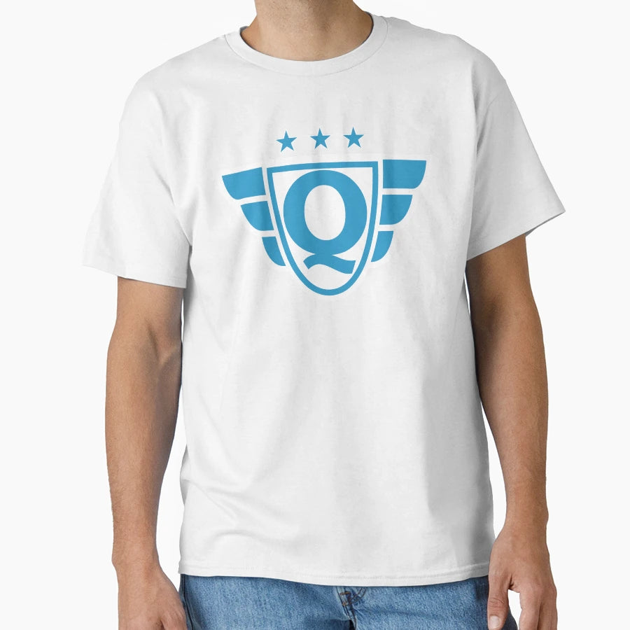 Superhero Letter Q Stars And T-Shirt - Casual Everyday Wear for Adults - T-Shirt, Sweatshirt, Hoodie