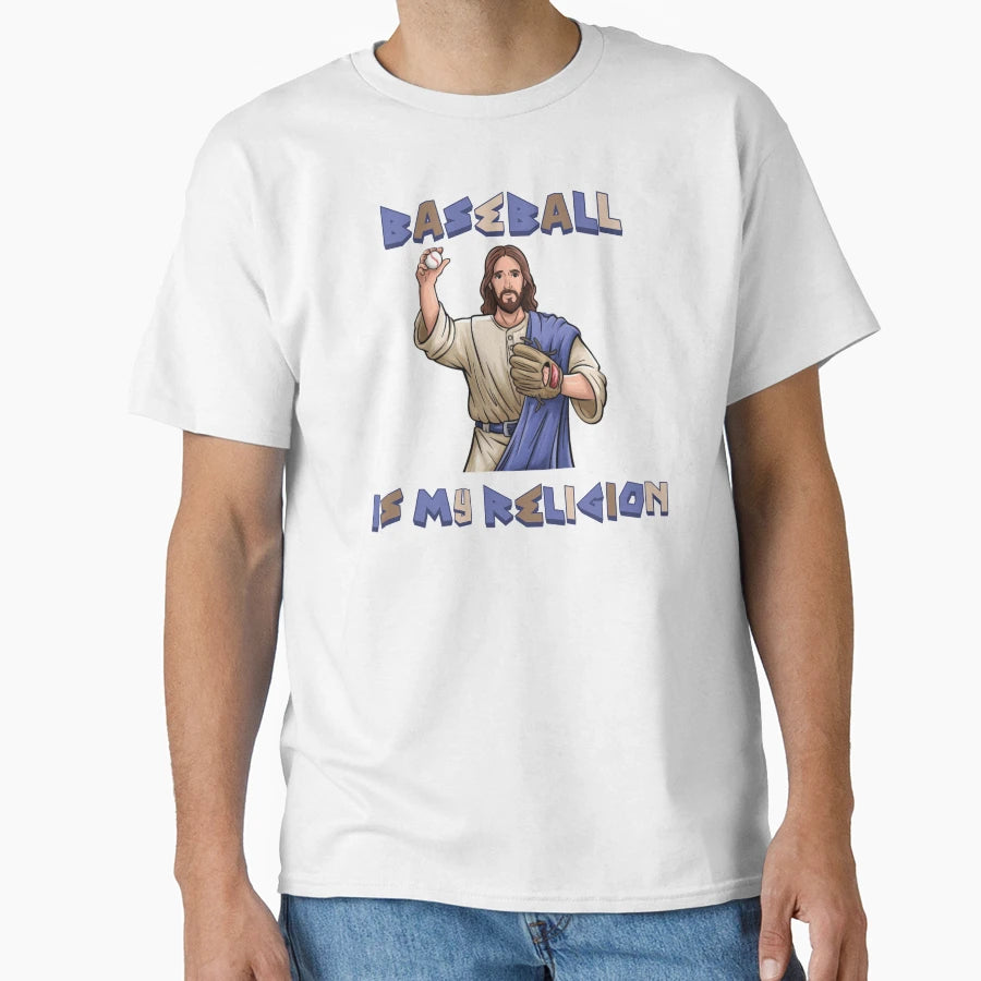 Baseball Is My Religion Funny Theme T-Shirt - Streetwear Style Men Women - T-Shirt, Sweatshirt, Hoodie