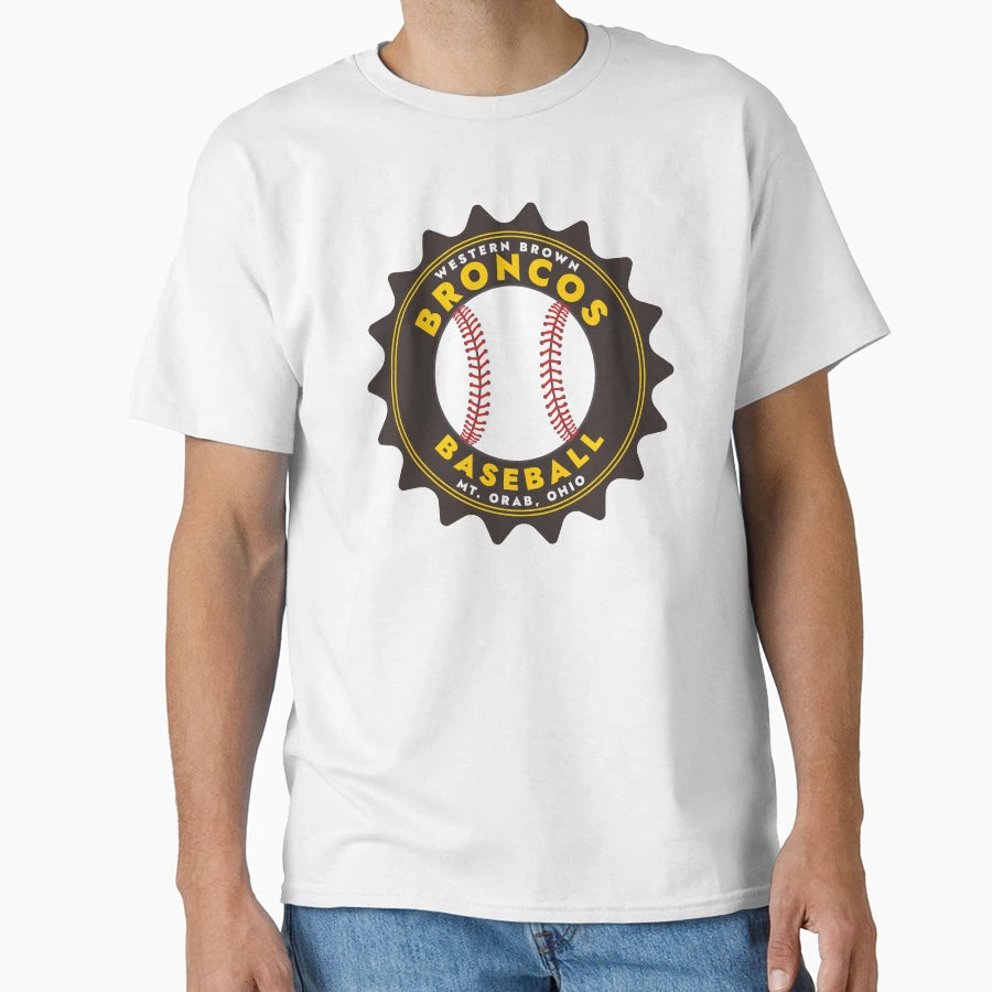 Baseball Badge T-Shirt - Trendy Graphic Unisex - T-Shirt, Sweatshirt, Hoodie