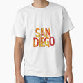 Vibrant Featuring Words San Diego T-Shirt - Streetwear Style for Adults - T-Shirt, Sweatshirt, Hoodie
