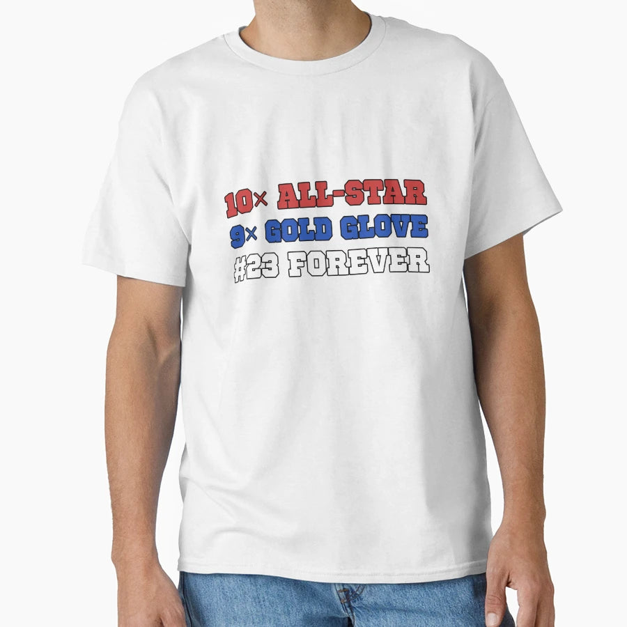 All Star Gold Glove 23 Forever T-Shirt - Minimalist Print for Adults - T-Shirt, Sweatshirt, Hoodie