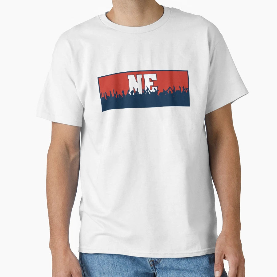 Cheering New England Ne T-Shirt - Aesthetic Graphic Men Women - T-Shirt, Sweatshirt, Hoodie