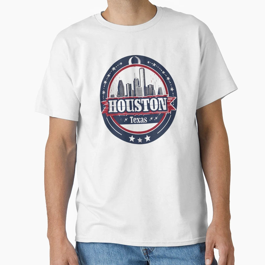 Houston Texas T-Shirt - Graphic Print Unisex - T-Shirt, Sweatshirt, Hoodie