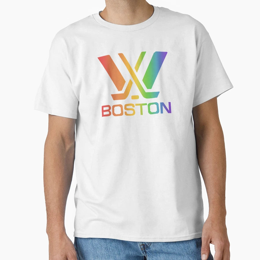 Pride Boston Pwhl Logo T-Shirt - Custom Art Print for Adults - T-Shirt, Sweatshirt, Hoodie