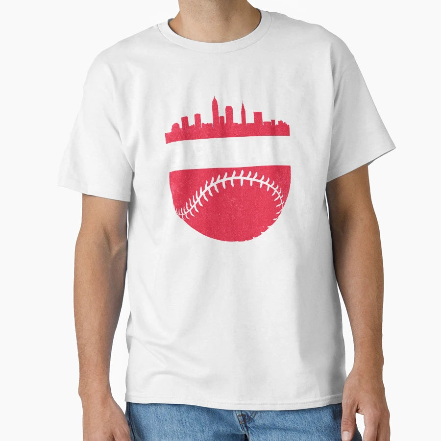 Downtown Cleveland Ohio Skyline T-Shirt - Casual Everyday Wear Unisex - T-Shirt, Sweatshirt, Hoodie